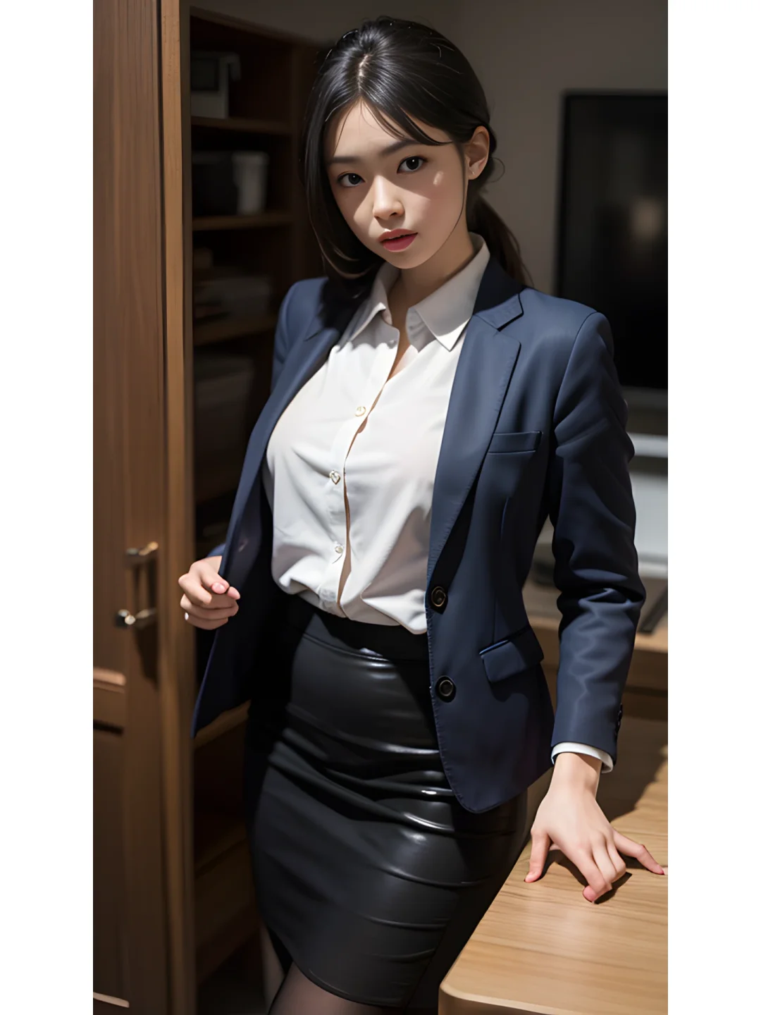 ?? AI生成美女秘书 ???