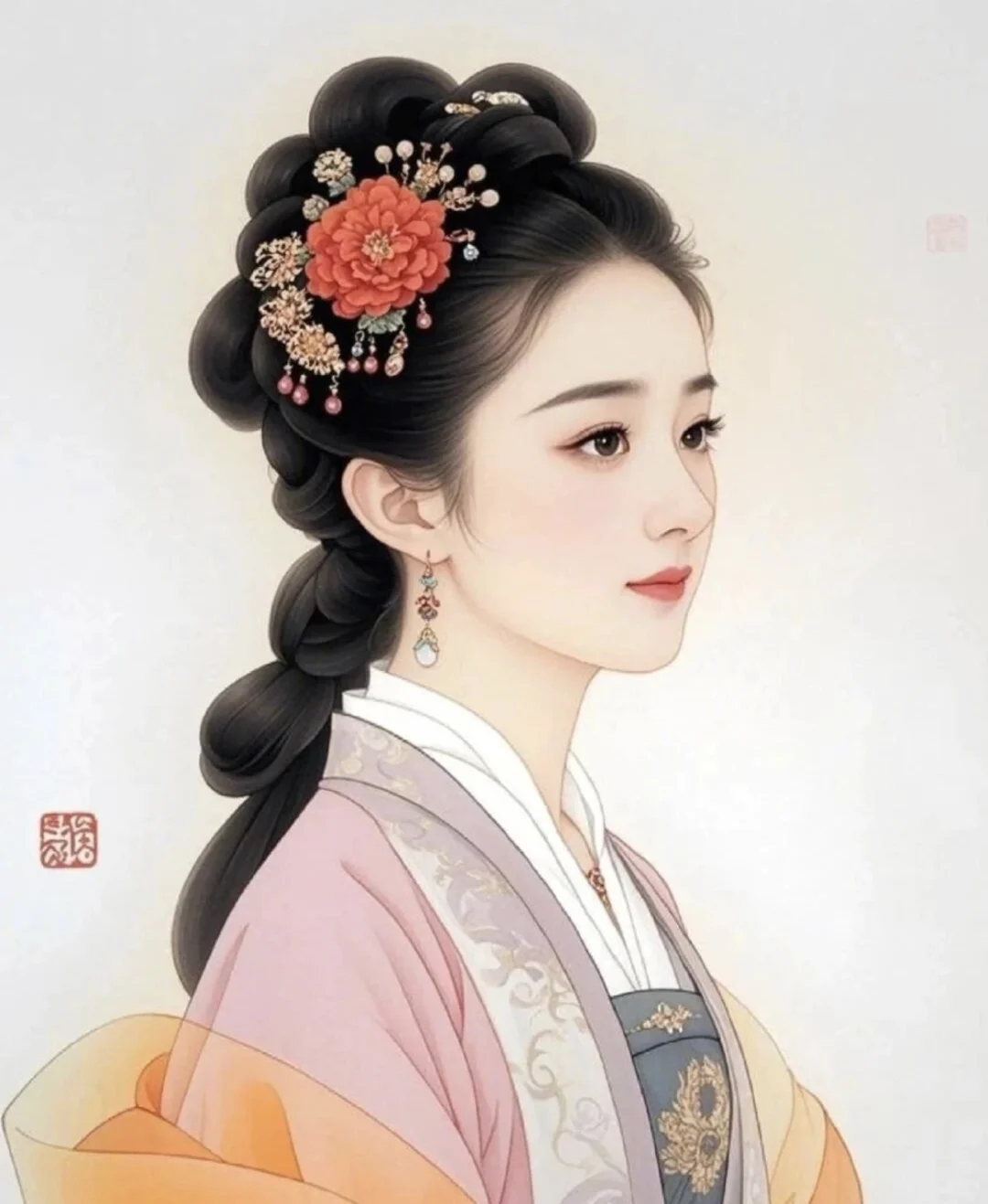 小赵同学来咯！古风美女，AI绘画