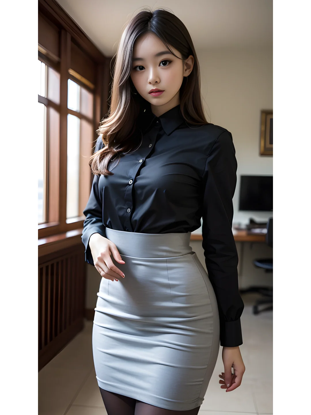 ?? AI生成美女秘书 ???
