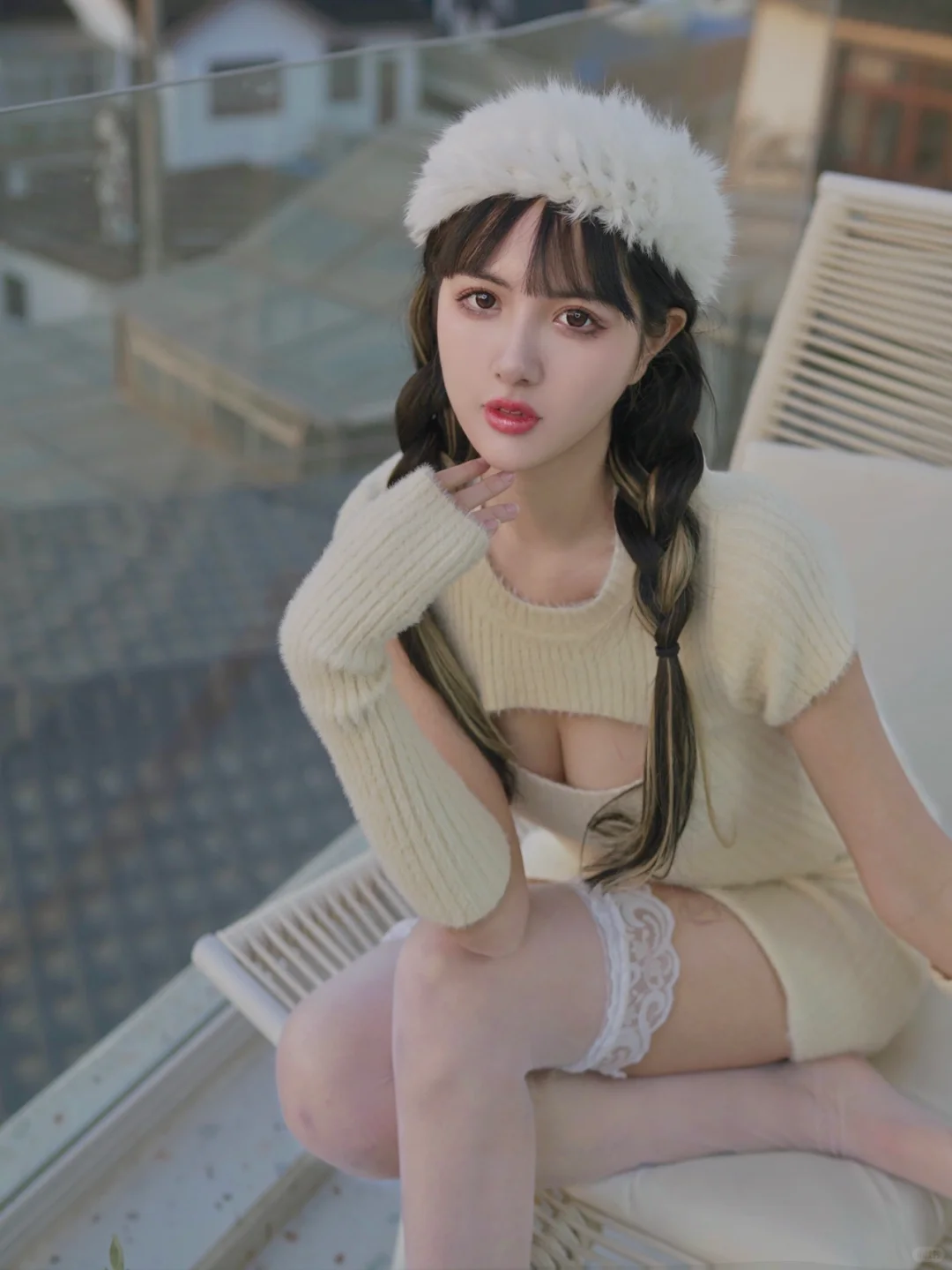 秋冬少女写真