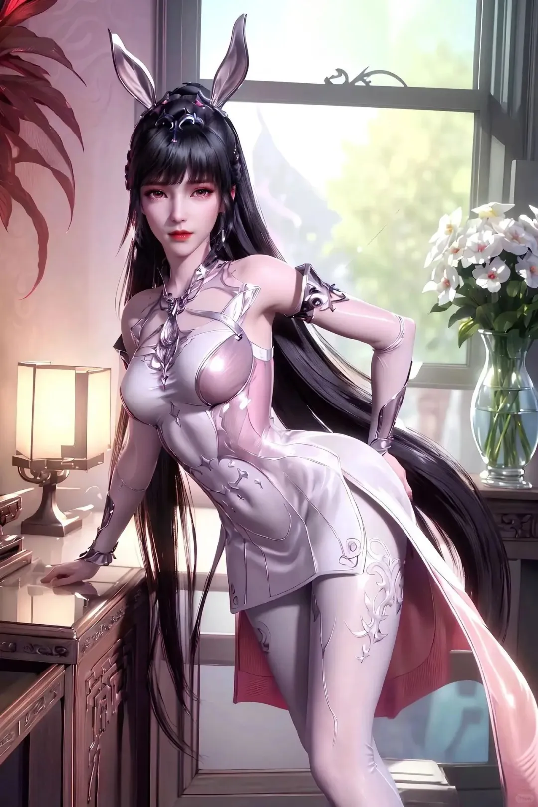 粉粉嫩嫩的小舞