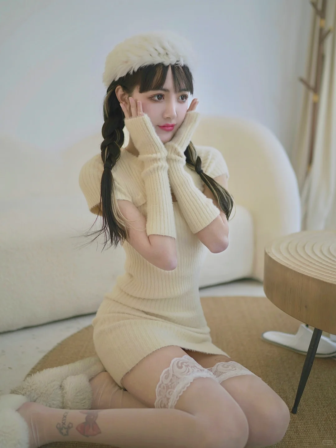 秋冬少女写真