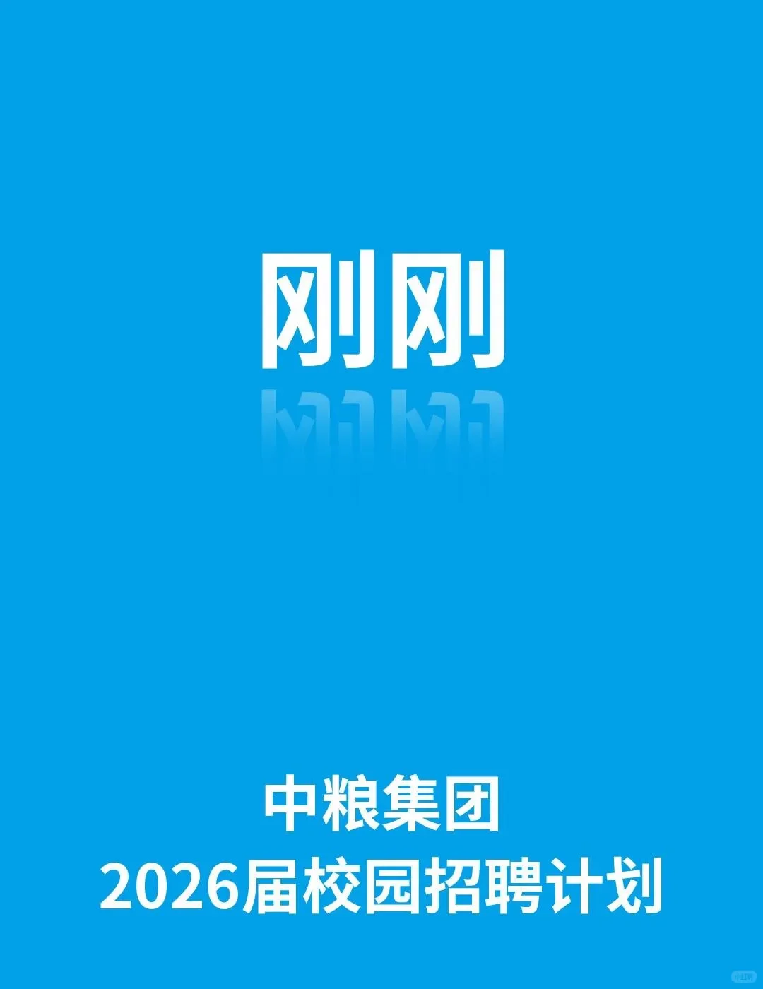 中粮集团2026校招信息发布