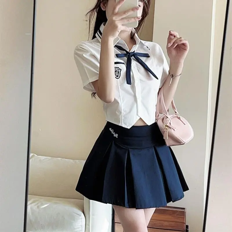 小个子减龄纯欲风学院JK套装