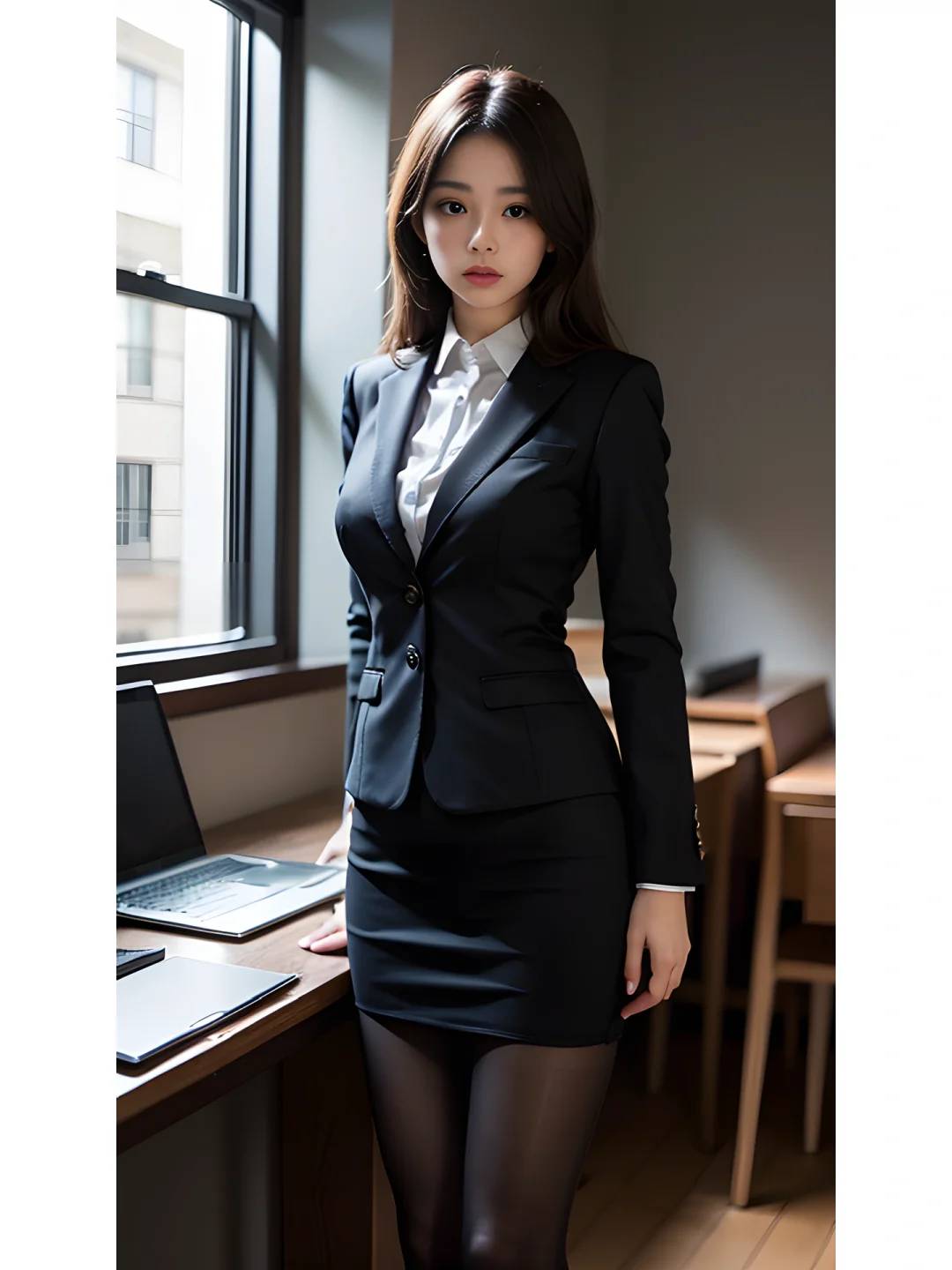 ?? AI生成美女秘书 ???