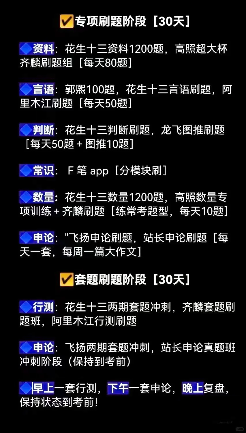26考公从7月开始备考(小白版)