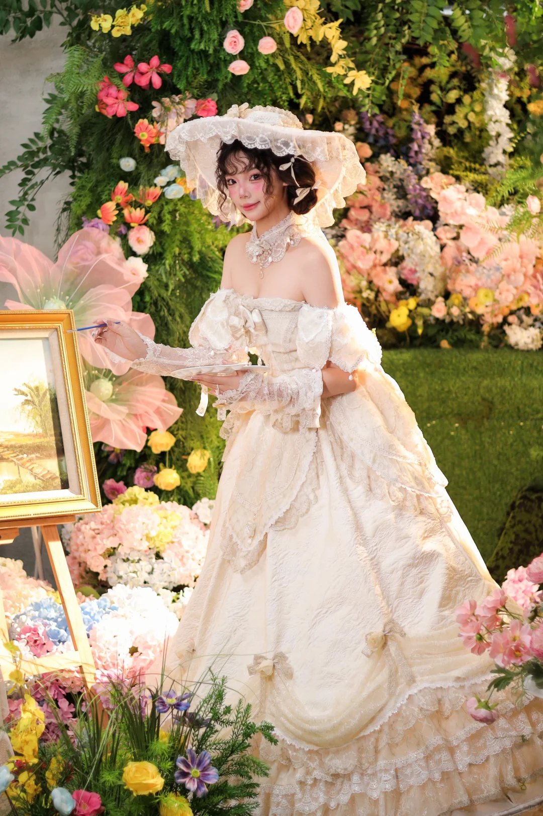 武汉模特、油画少女写真分享