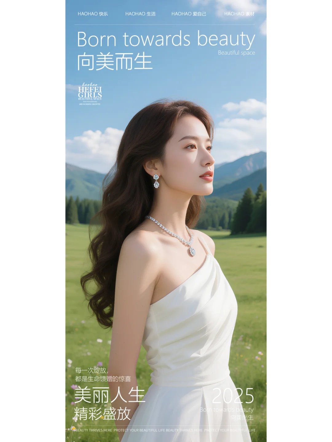 人像海报｜模特写真模版｜psd源文件