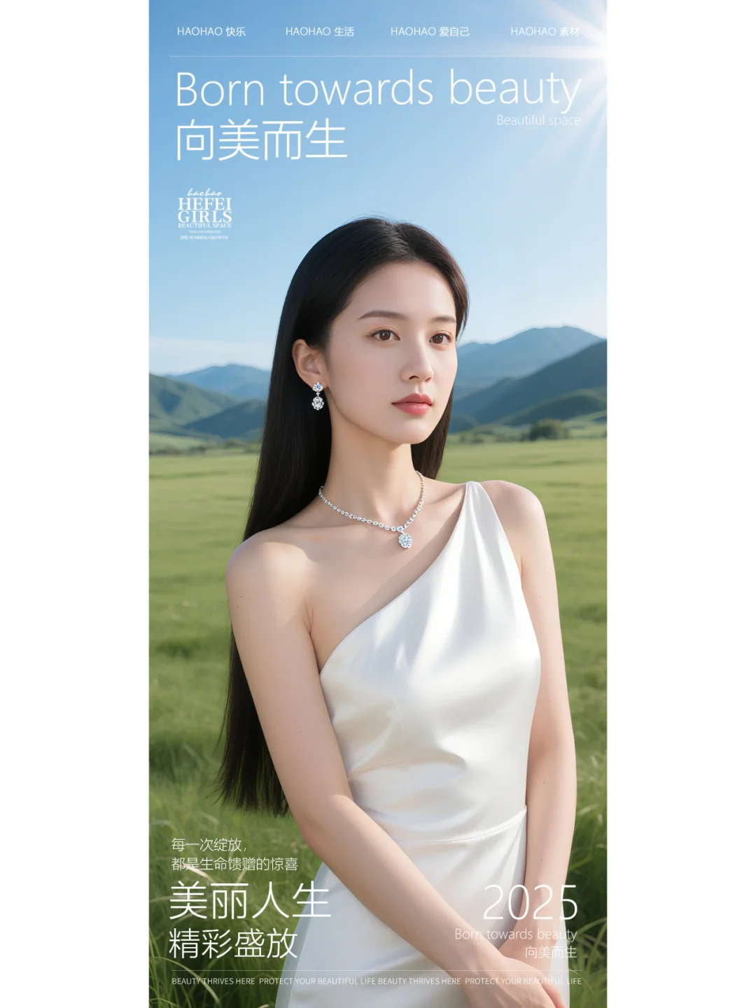 人物海报｜模特写真模版｜psd源文件