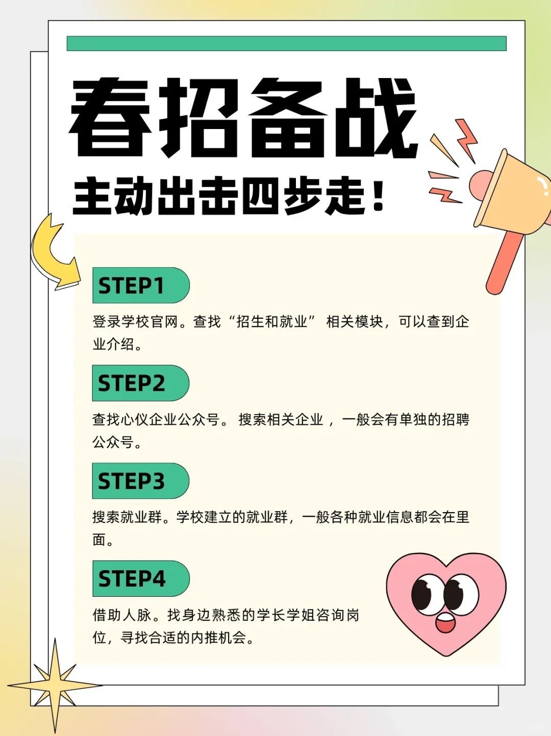 春招突围!4步主动出击攻略? 错过血亏