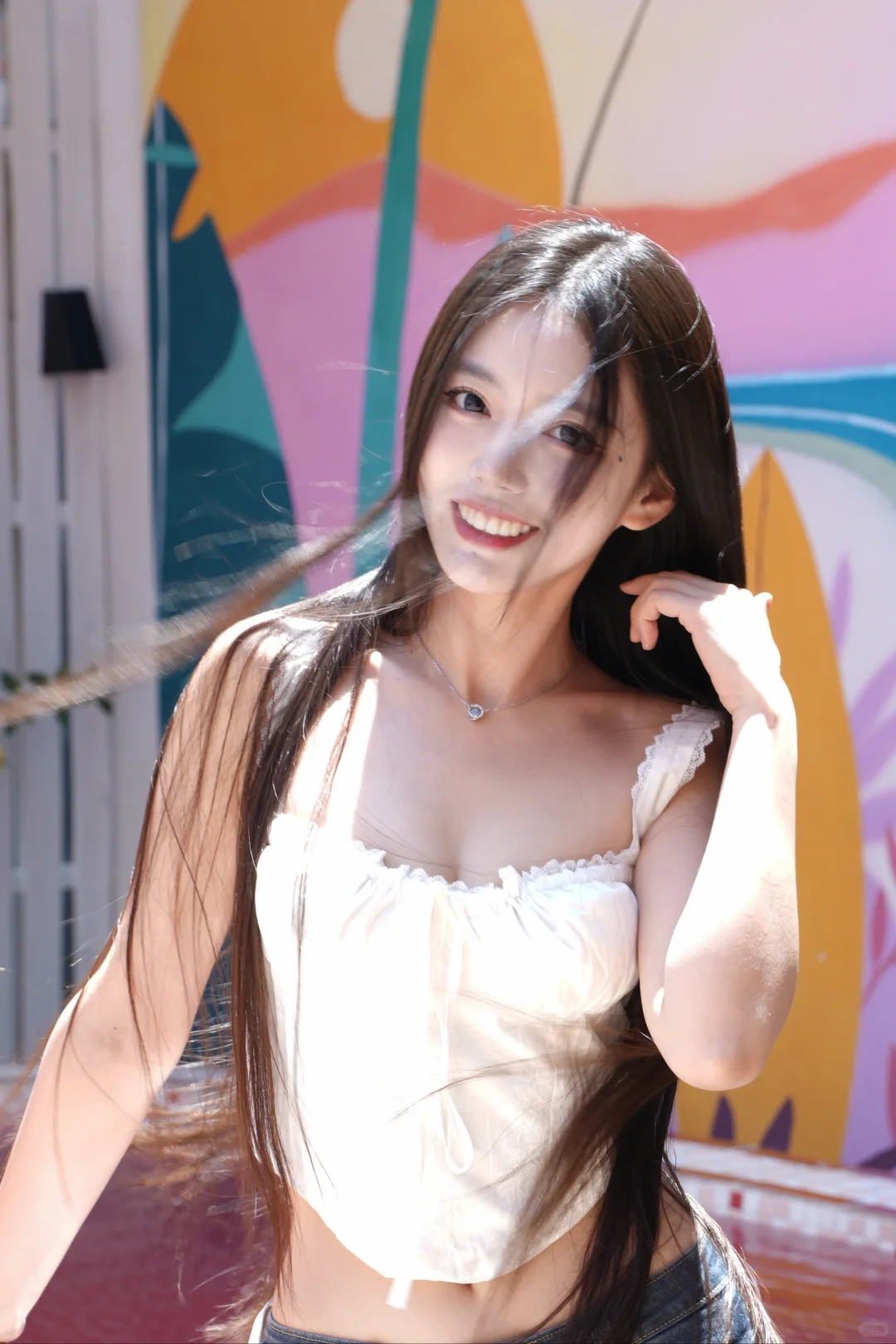 吹风机广告模特