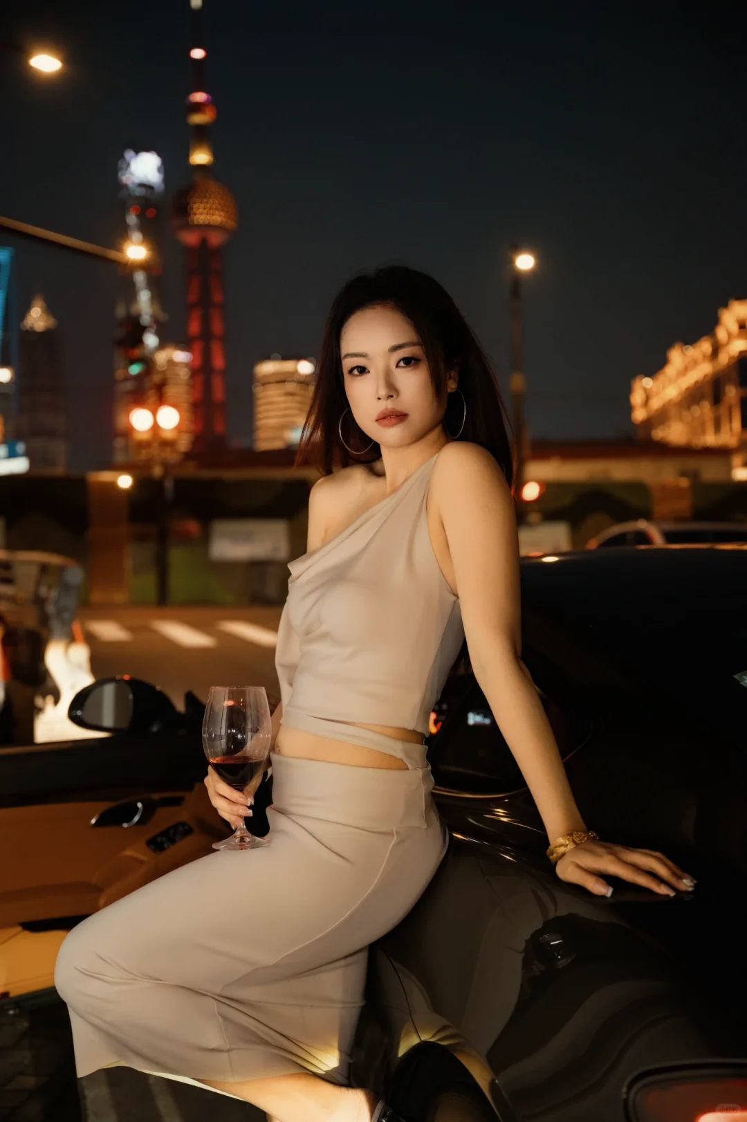 北外滩塘沽路拍跑车模特｜附机位