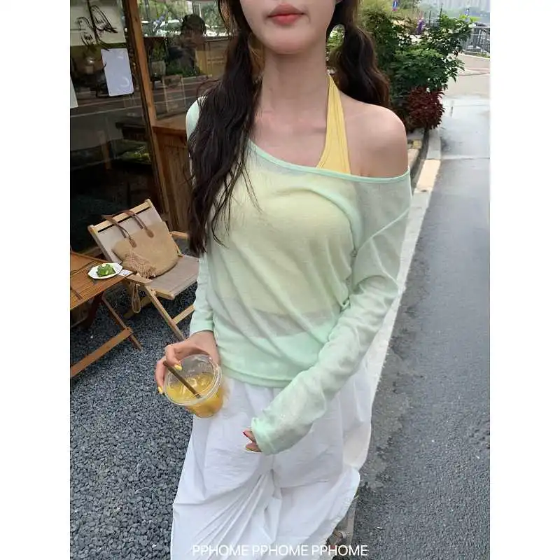 ?法式纯欲风！薄荷绿太显白了?
