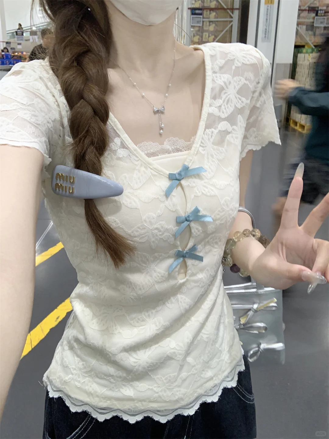 ?韩系纯欲感！这件蕾丝太戳我了