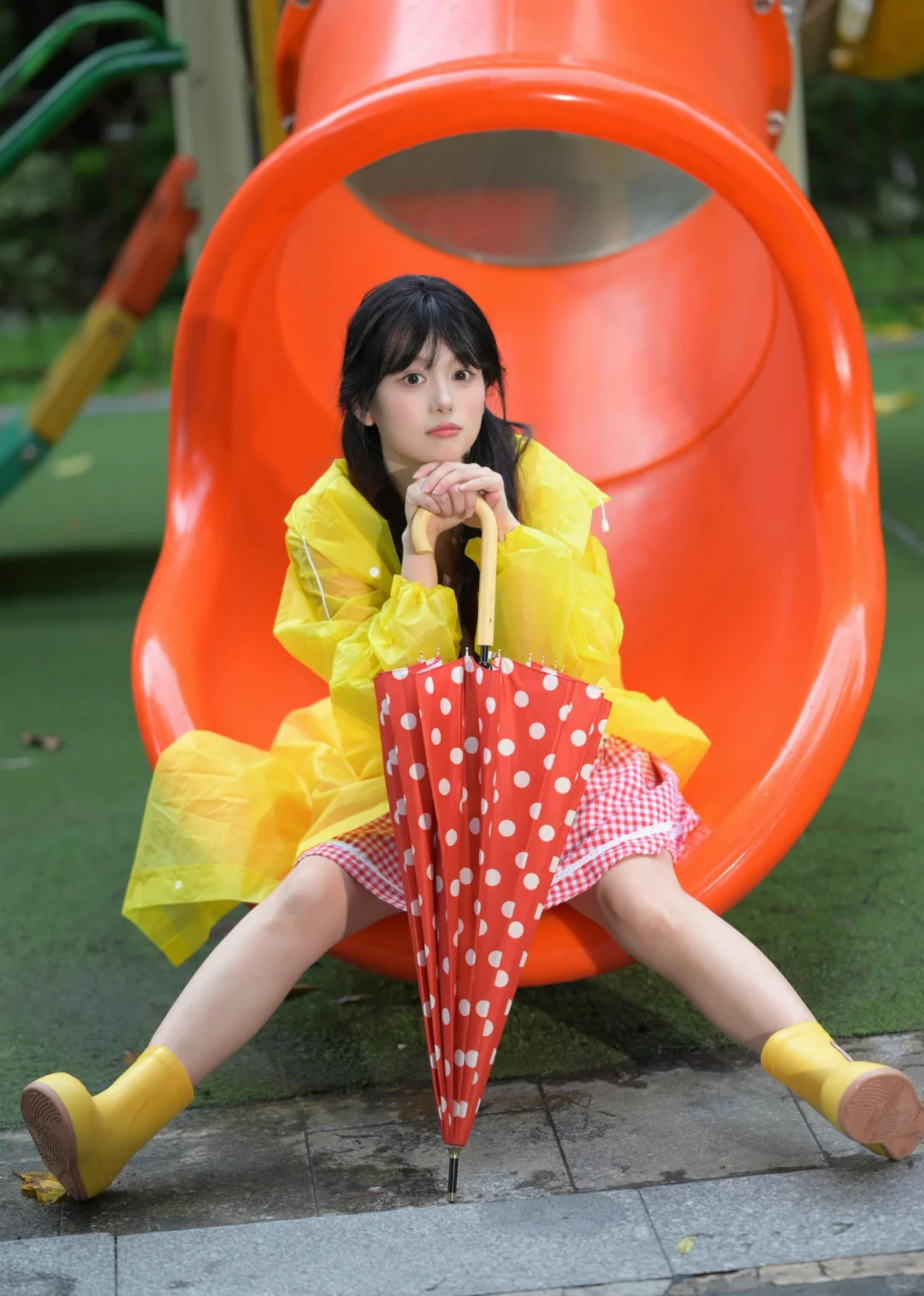 游乐场少女