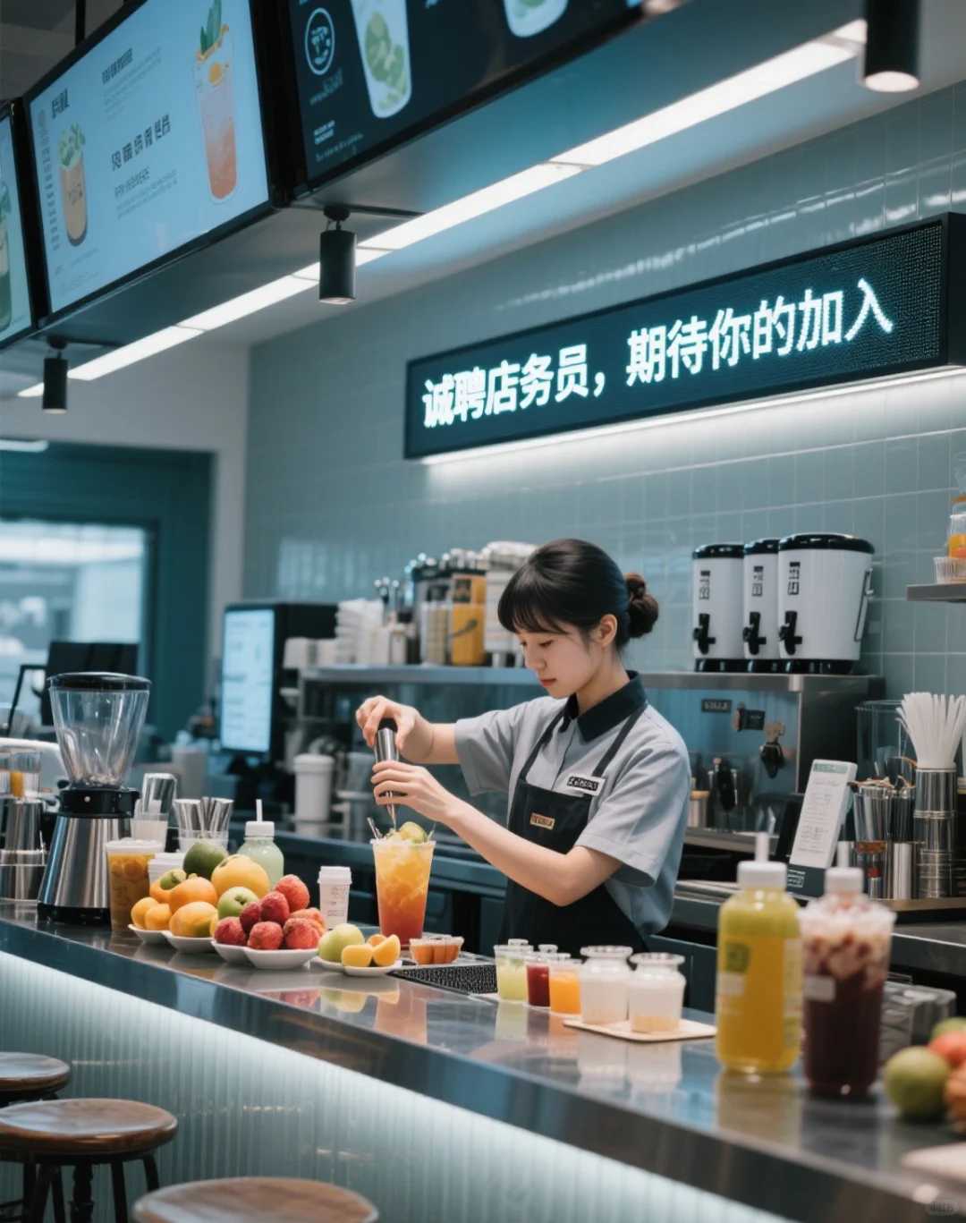澳门某连锁饮品店 ﹝职位名称)店务员