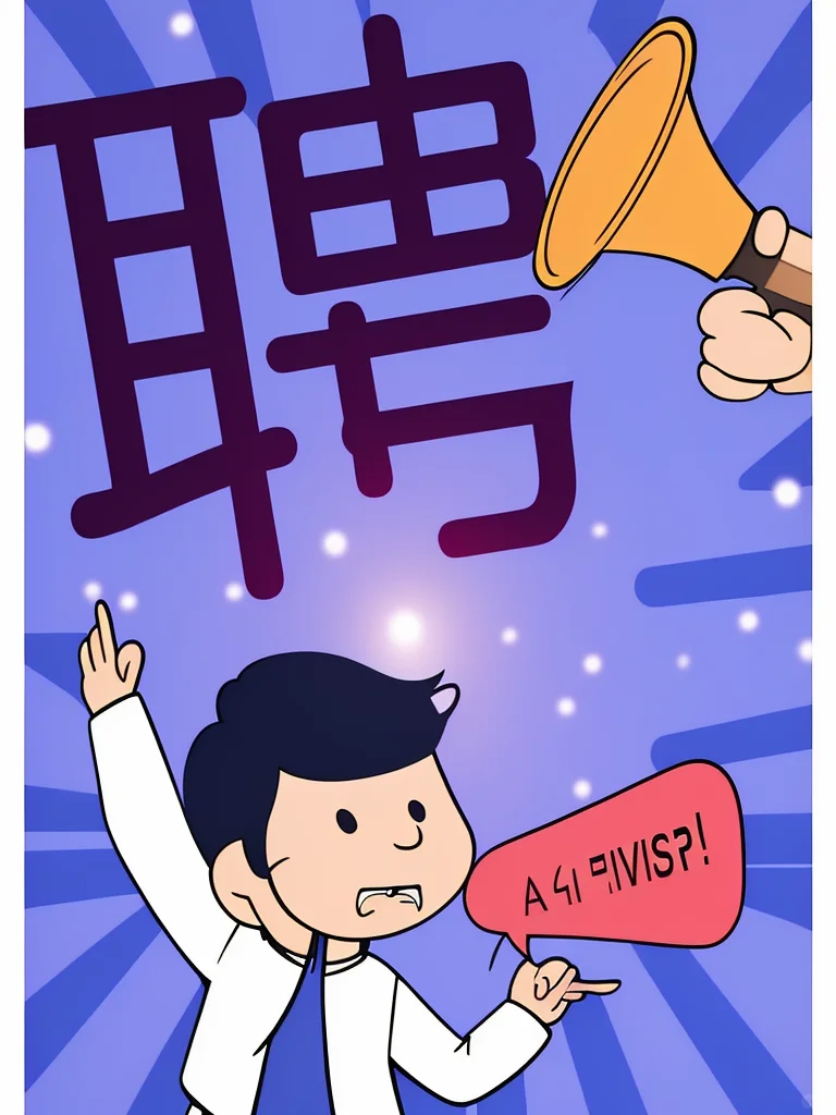 招聘小插画，看着烦?