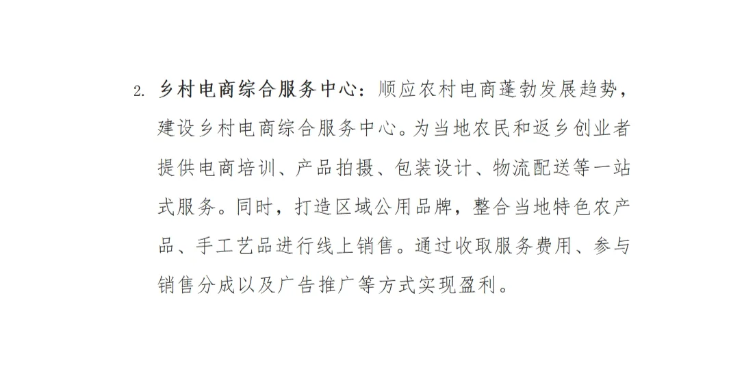 瞧一瞧：乡村规划包装哪些项目好赚钱