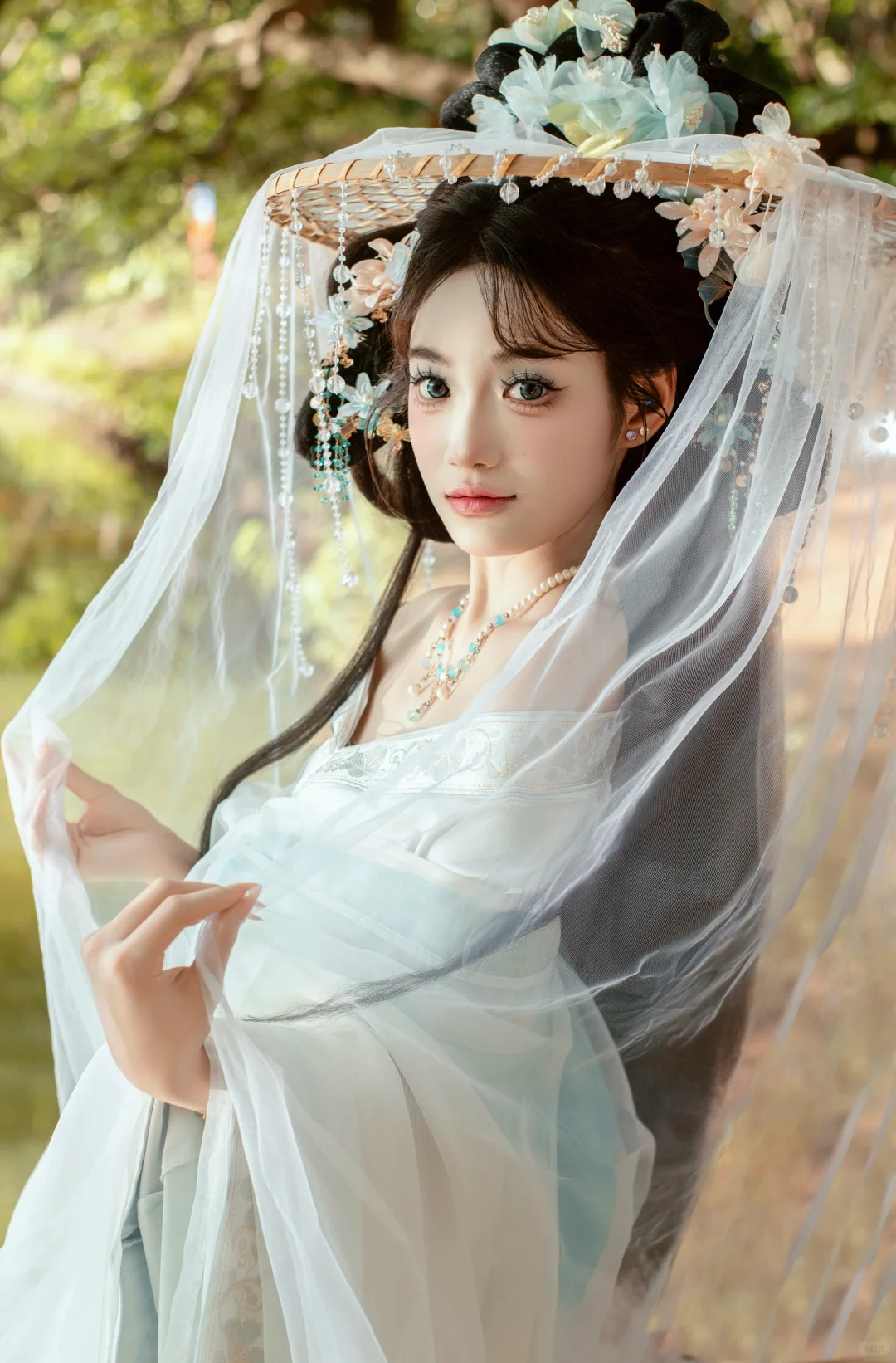 第一天做汉服写真模特就赚了一千