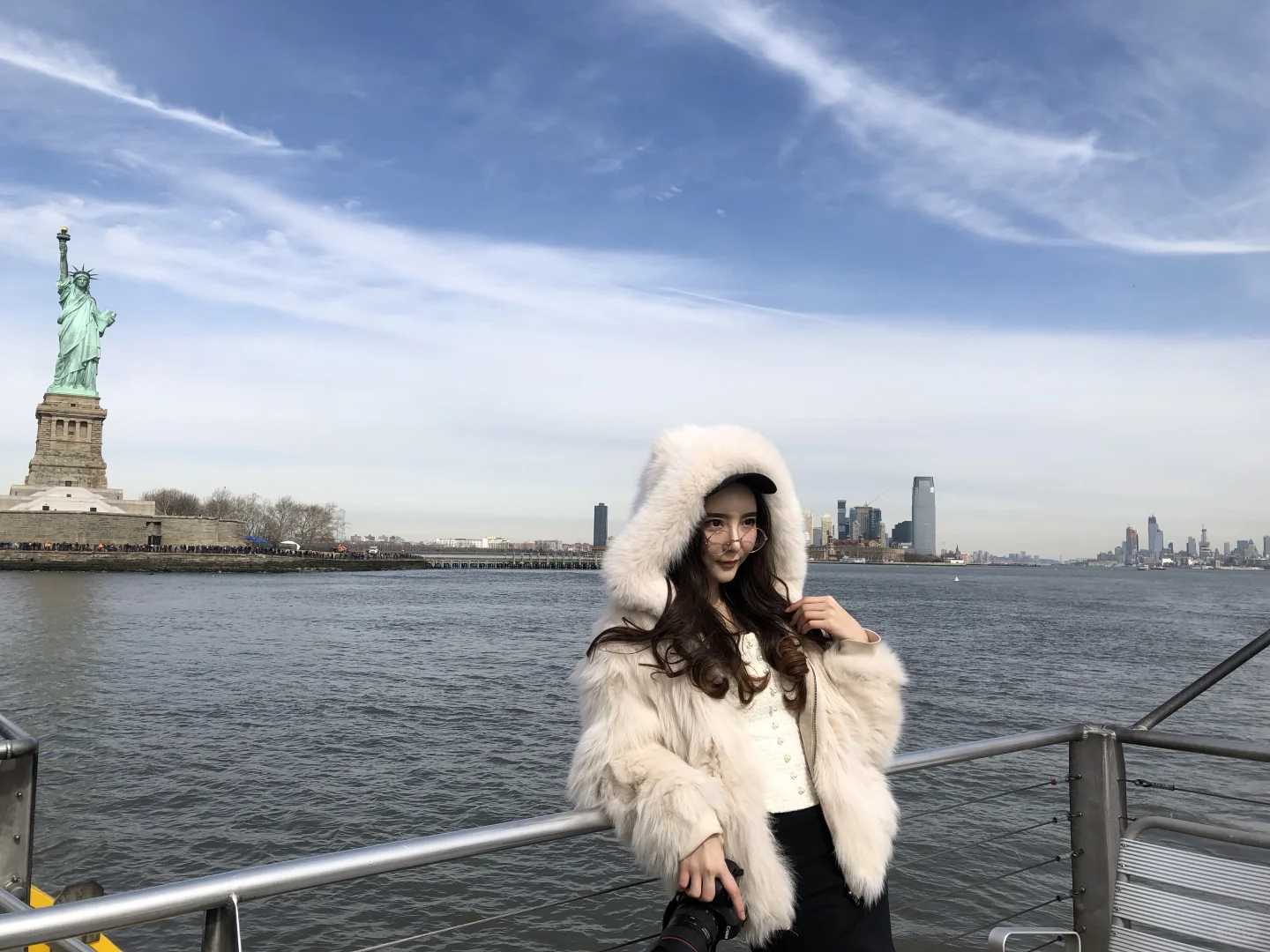 你好美利坚——与自由女神合影?
