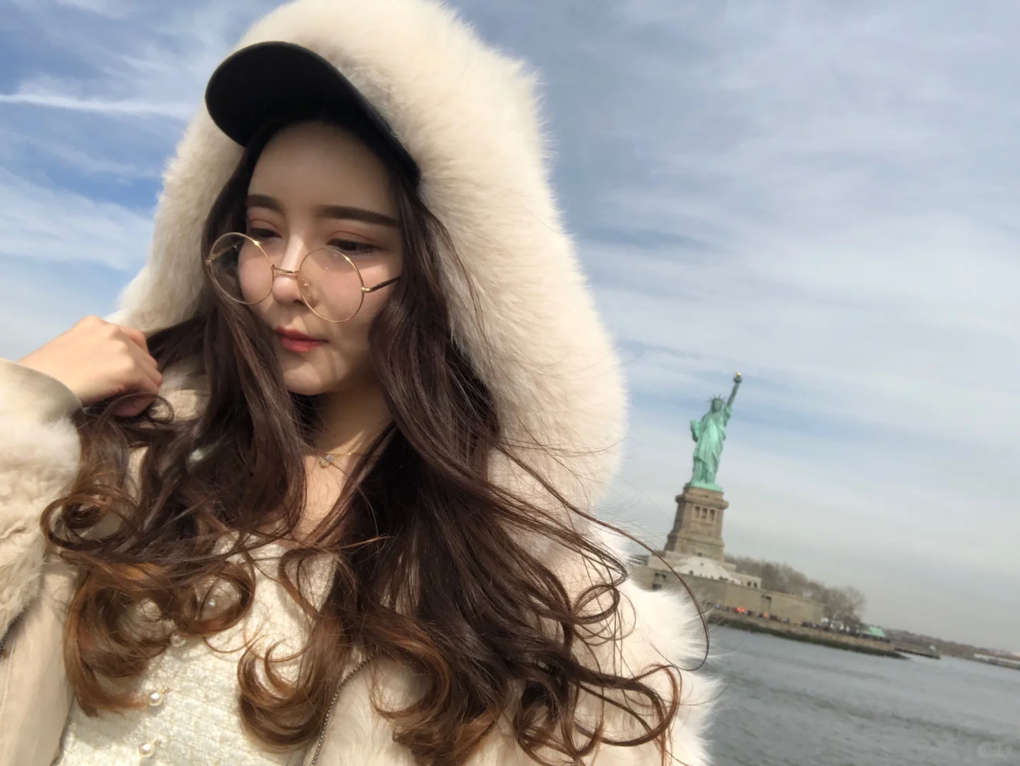 你好美利坚——与自由女神合影?