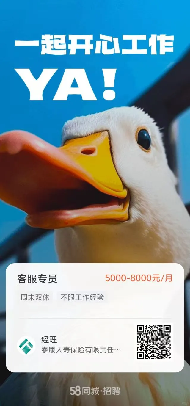高薪客服!快点来!