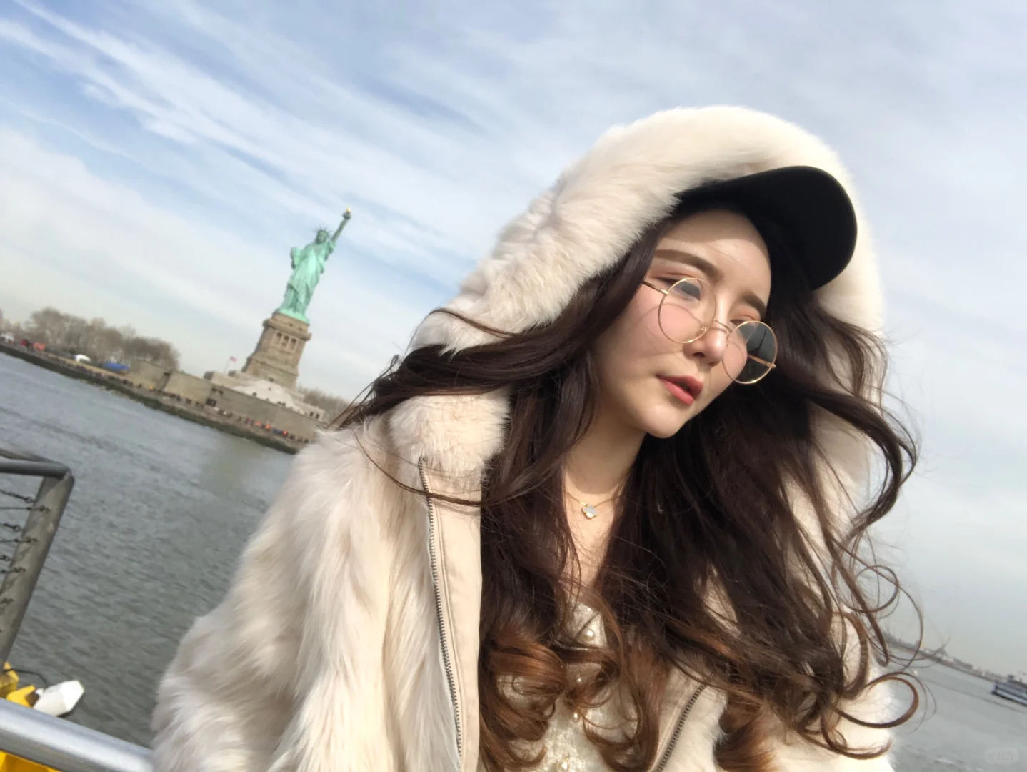 你好美利坚——与自由女神合影?