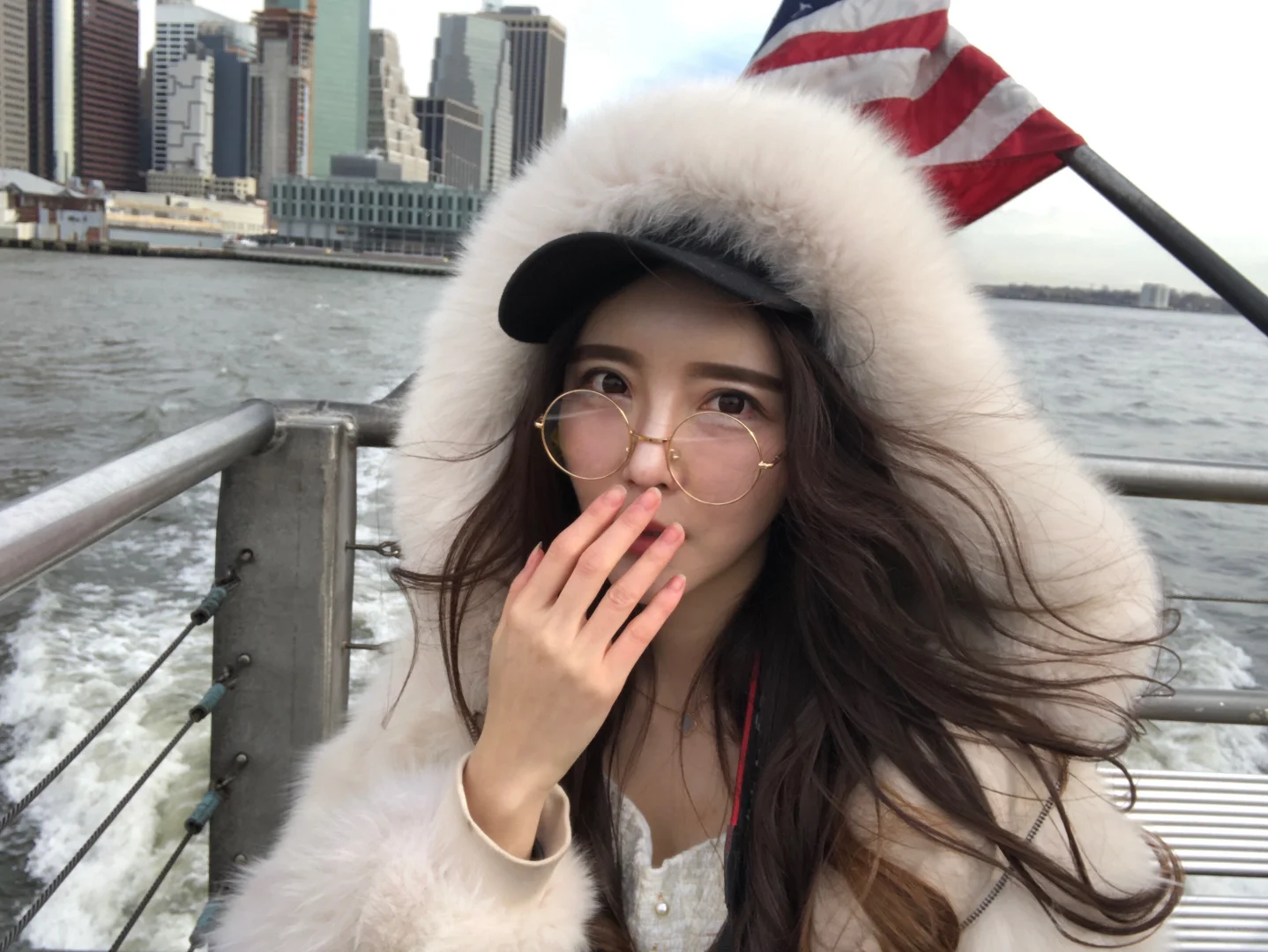 你好美利坚——与自由女神合影?