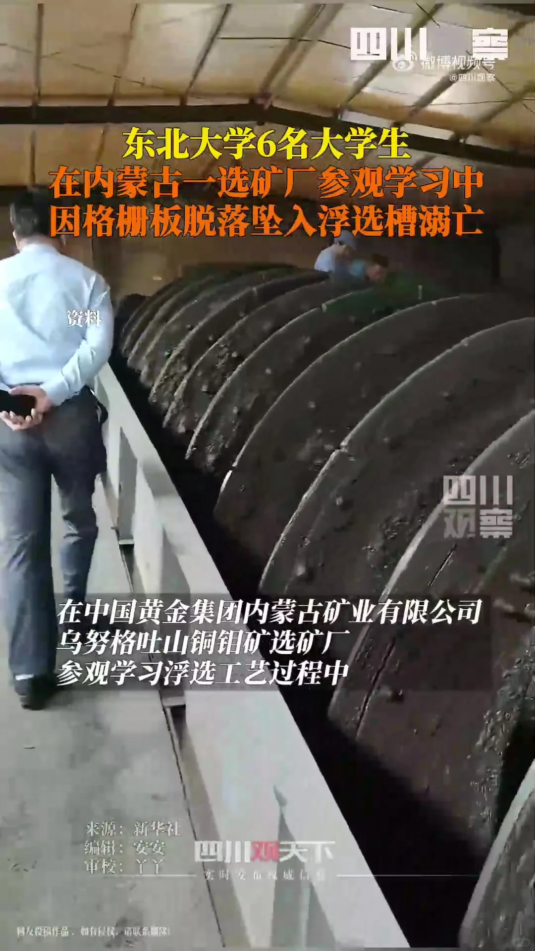 6名大学生参观企业溺亡，中金黄金深夜致歉