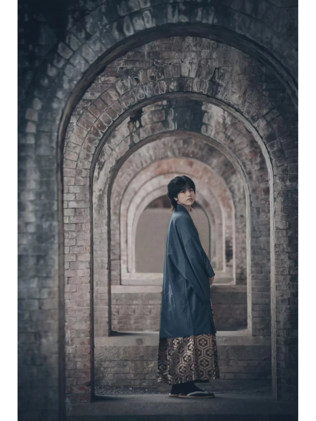 男士袴和服写真?高级质感和服摄影组图?