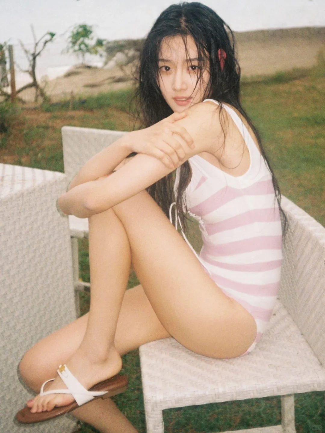 卢昱晓夏日纯欲风,甜妹天花板!