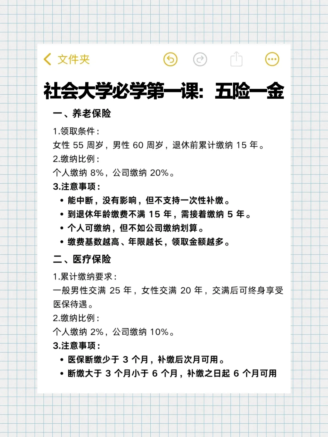 职场新人社会大学必学第一课:五险一金