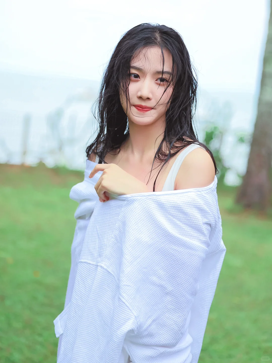 卢昱晓夏日纯欲风,甜妹天花板!