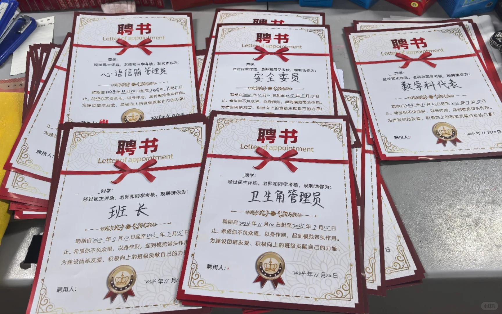 初中生班干部聘任仪式