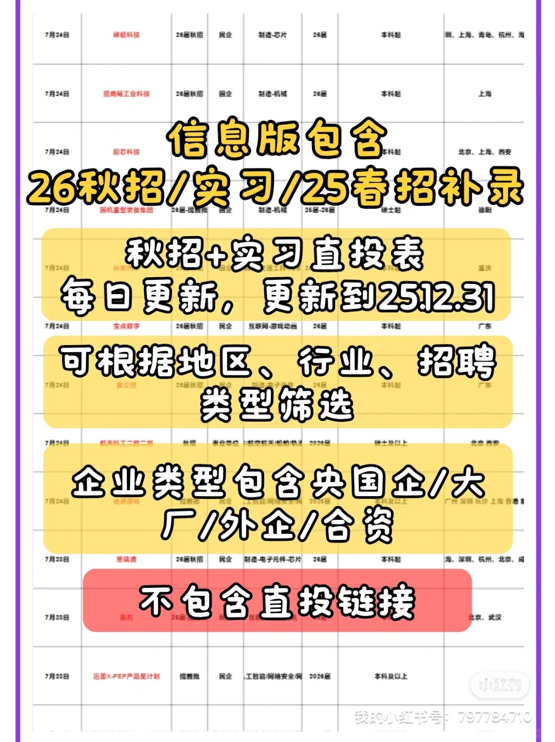 7.27刚刚新开了好多秋招。。