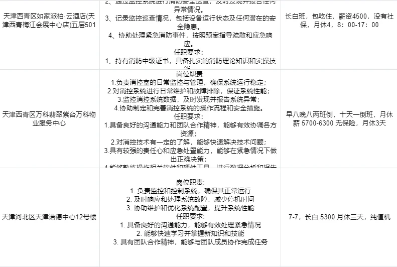 更新最新职位信息