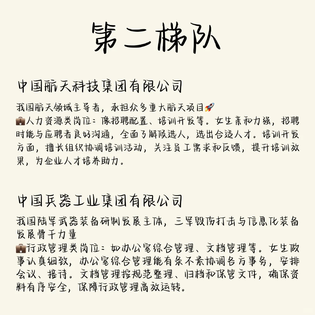适合女生投递的央国企职位!!轻松上岸不内卷
