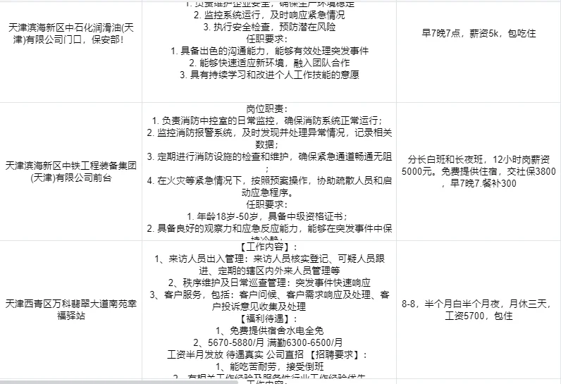 更新最新职位信息