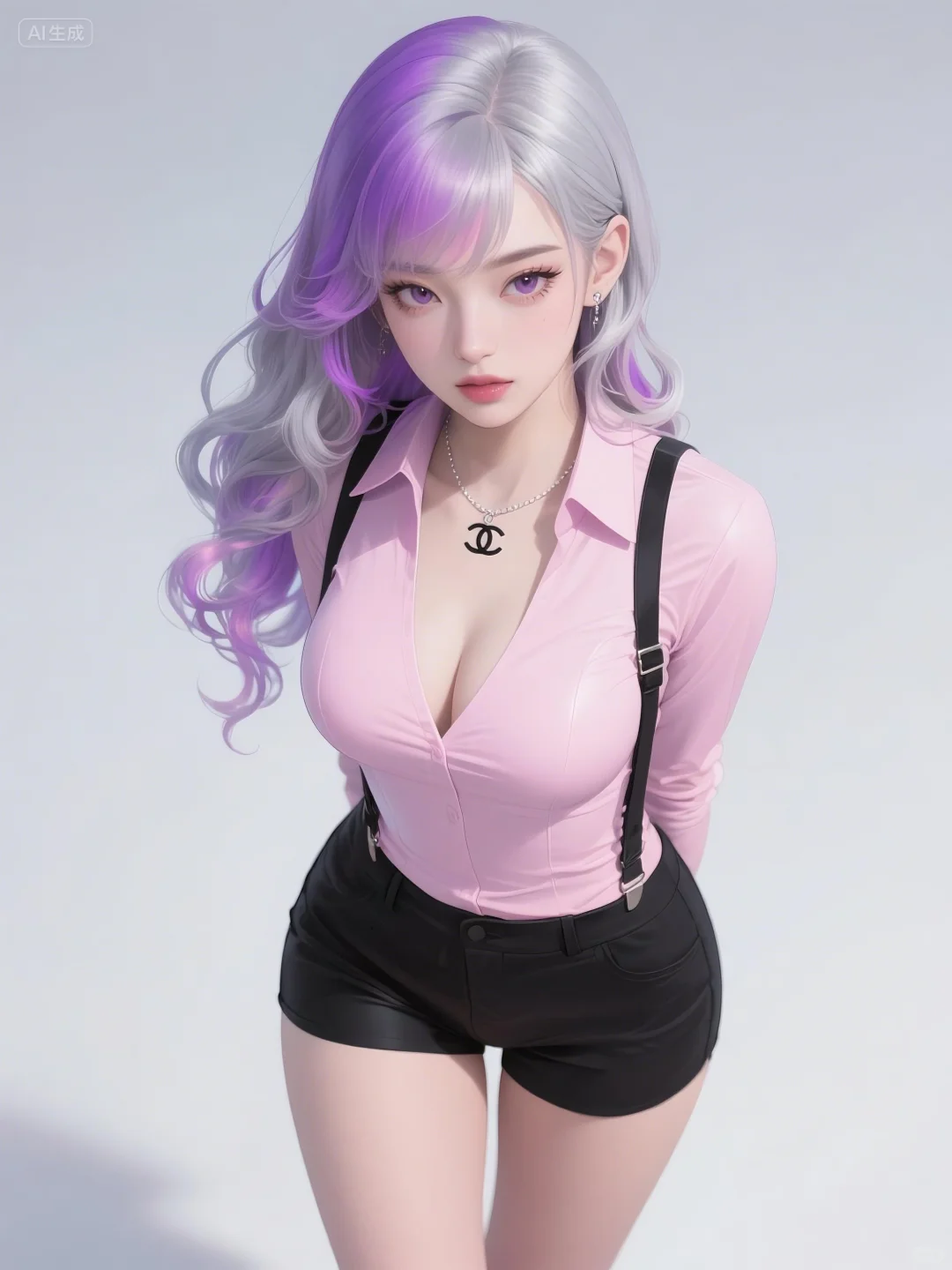 深V剪裁设计?