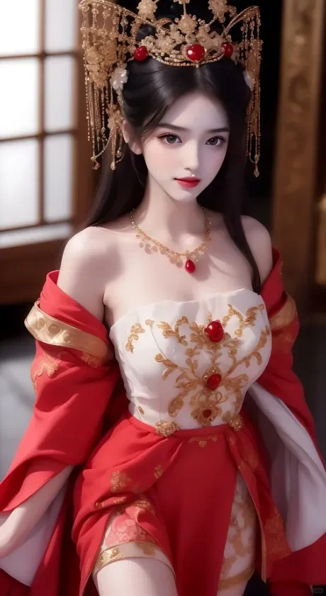 性感红裙