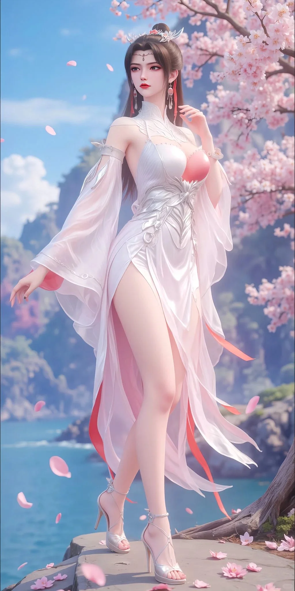 这也太美啦，好仙啊！仙女下凡啦