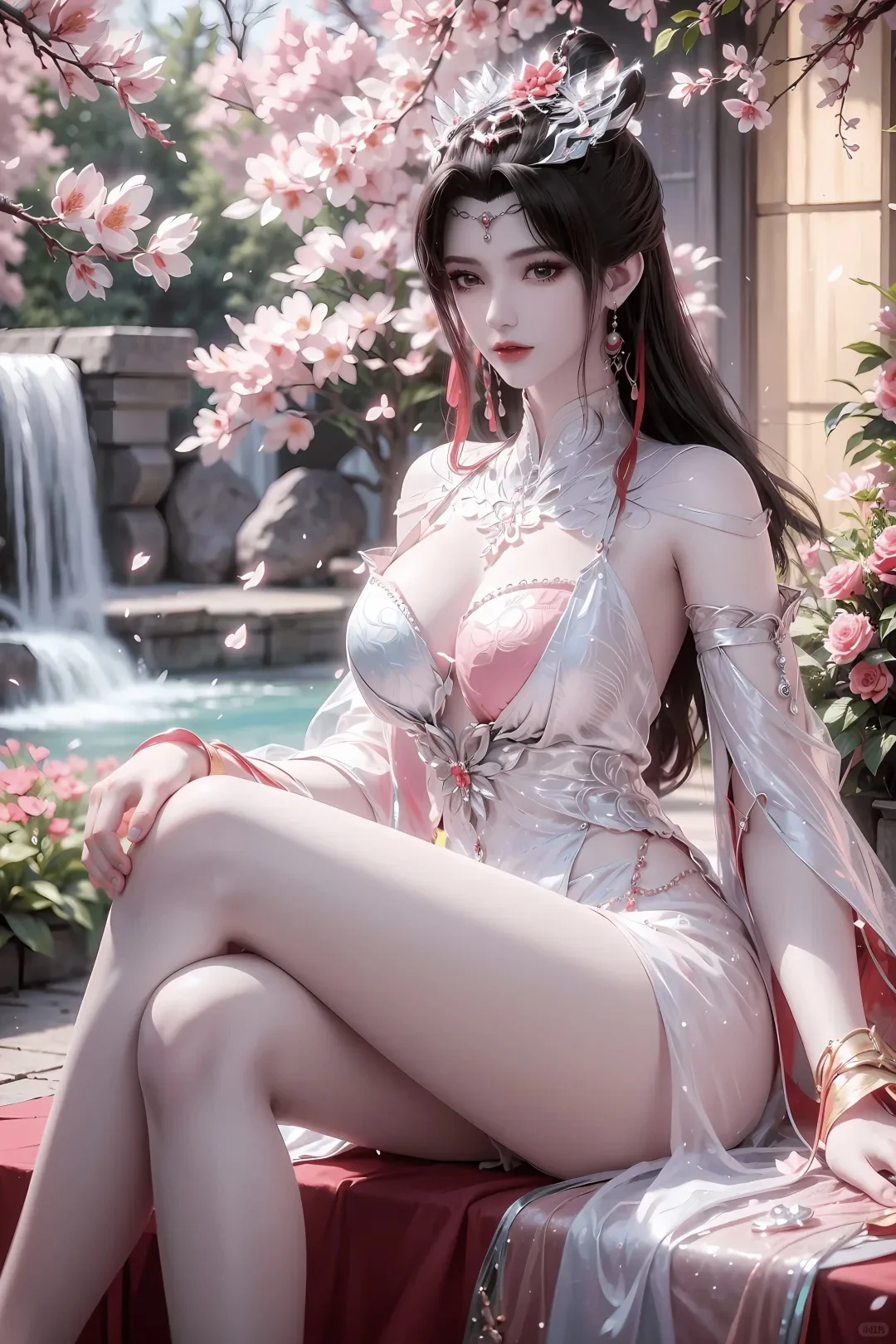 这也太美啦，好仙啊！仙女下凡啦