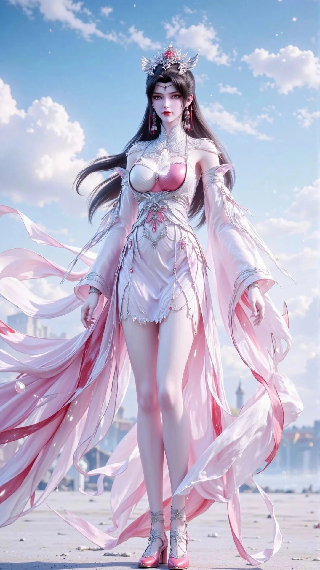 这也太美啦，好仙啊！仙女下凡啦