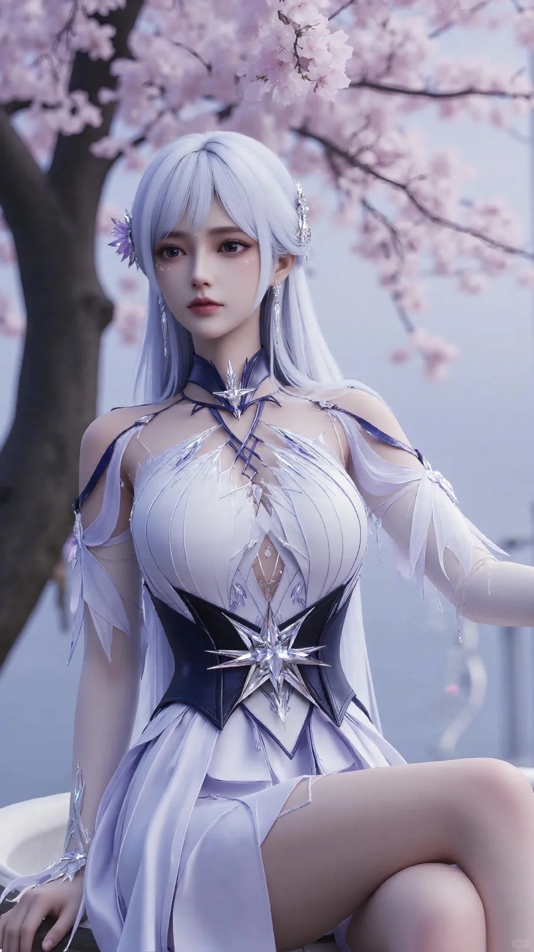 白衣胜雪美如画快来领你的采儿