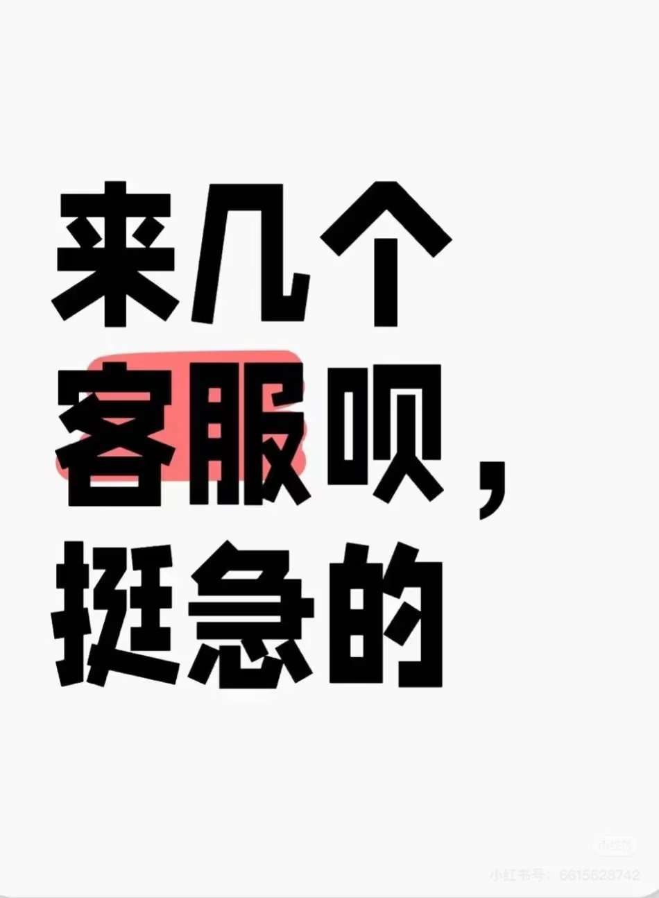 求多名客服和多名财务呀