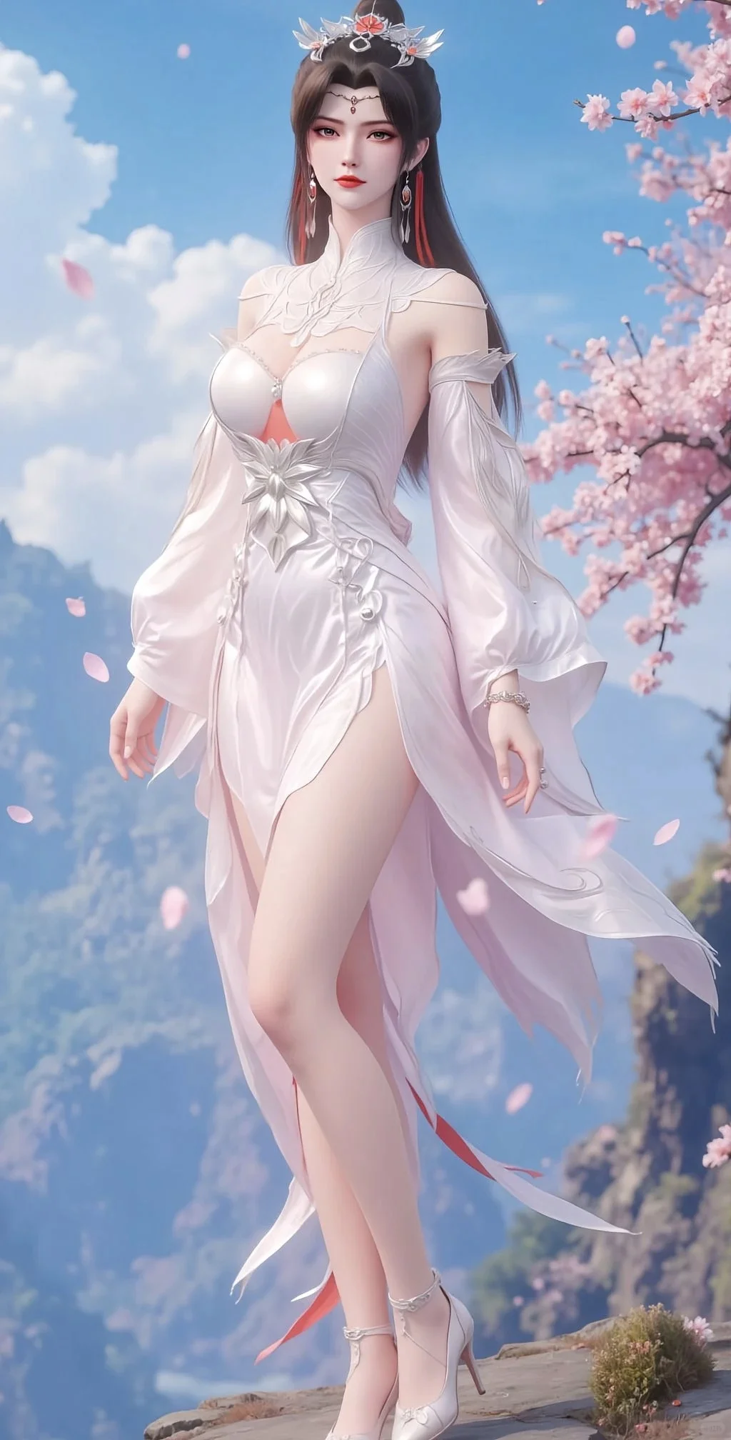 这也太美啦，好仙啊！仙女下凡啦
