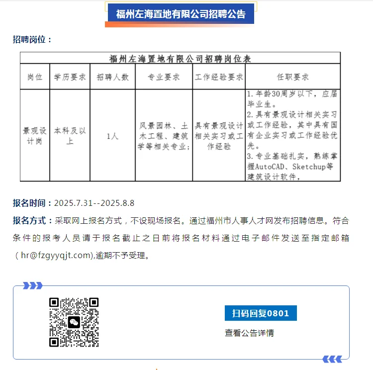 最新招聘！福建事业单位国企多地招聘！