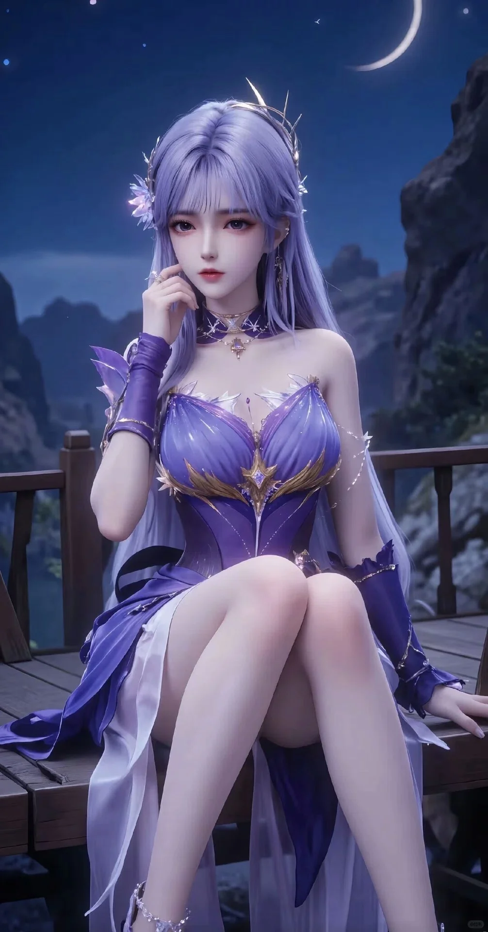 白衣胜雪美如画快来领你的采儿