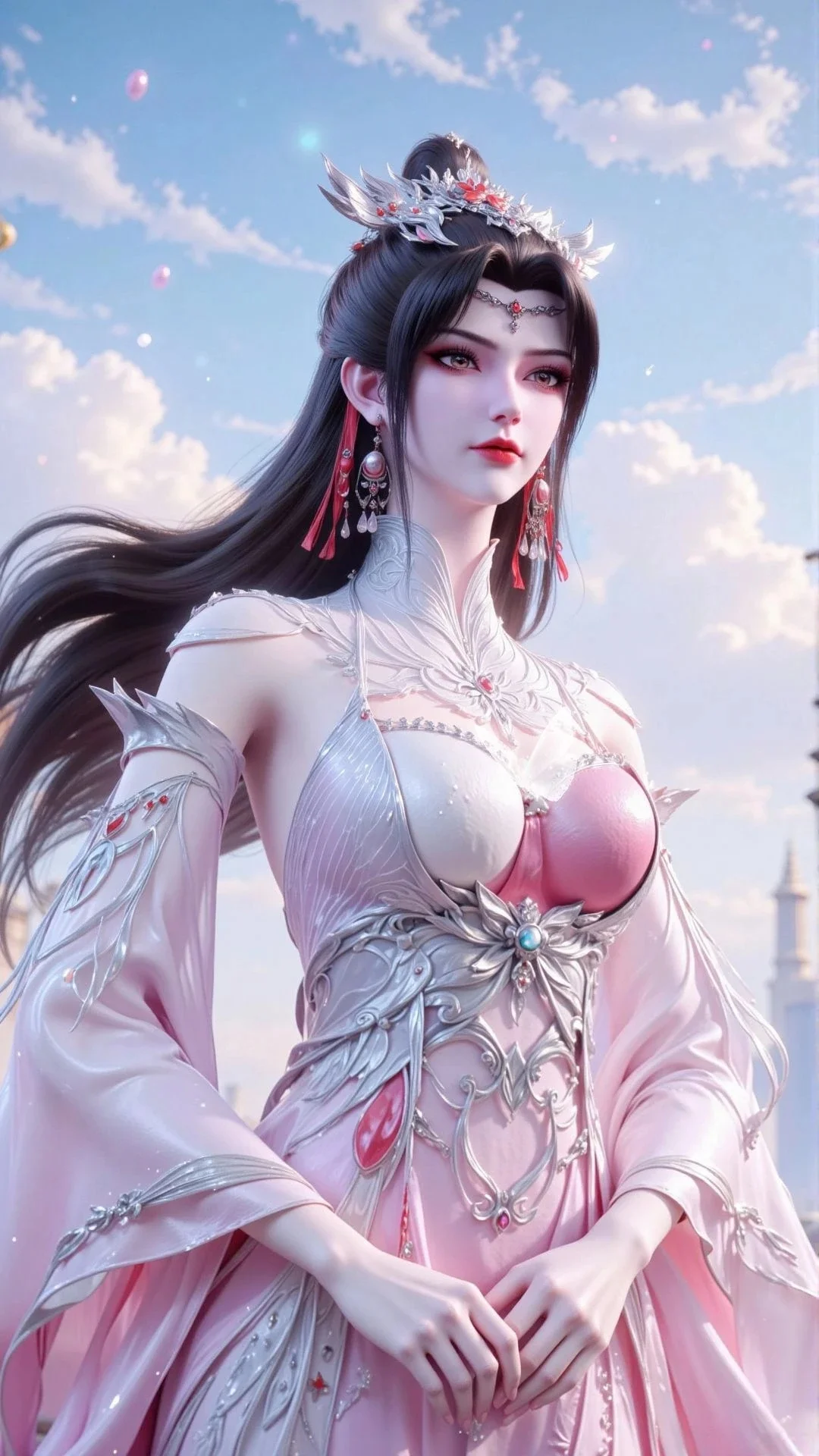 这也太美啦，好仙啊！仙女下凡啦