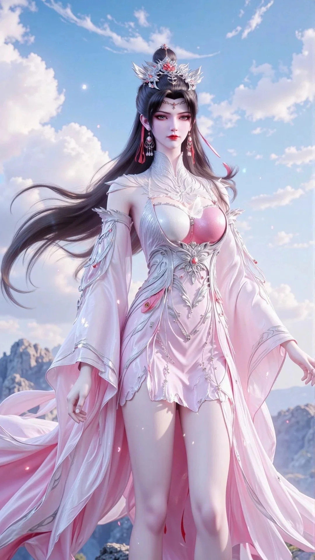 这也太美啦，好仙啊！仙女下凡啦